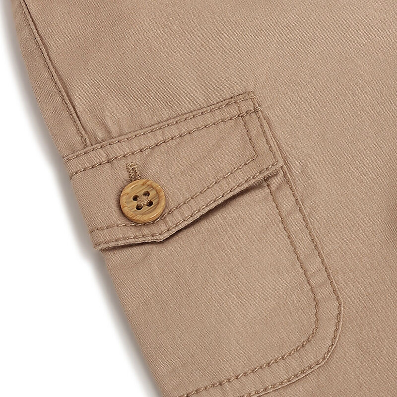 Boys Medium Brown Solid Trouser image number 3